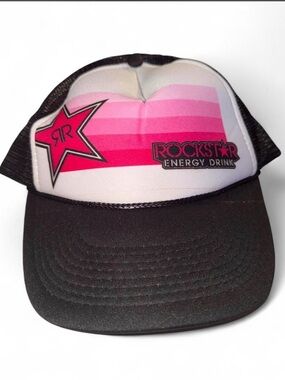 Rockstar Energy Pink Gradient Trucker Hat
